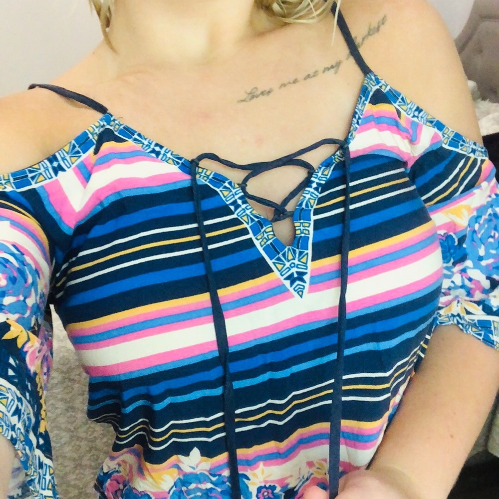 Off the shoulder shirt
